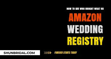 Who Bought What? Amazon Wedding Registry Unveiled