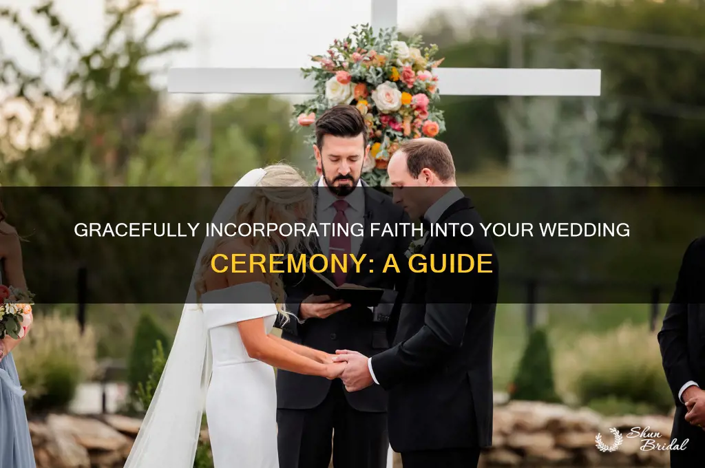 how to segway to religion in wedding