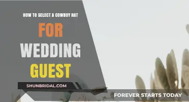 Choosing the Perfect Cowboy Hat for Your Wedding Guest Look