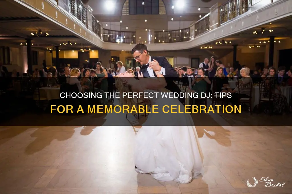 how to select a dj for wedding