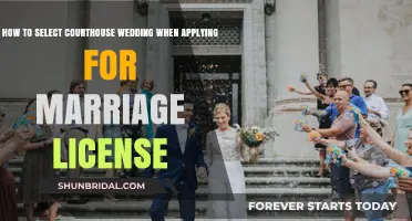 Choosing Your Courthouse Wedding: A Guide to Marriage License Application