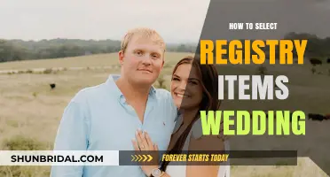 Selecting the Perfect Wedding Registry Items