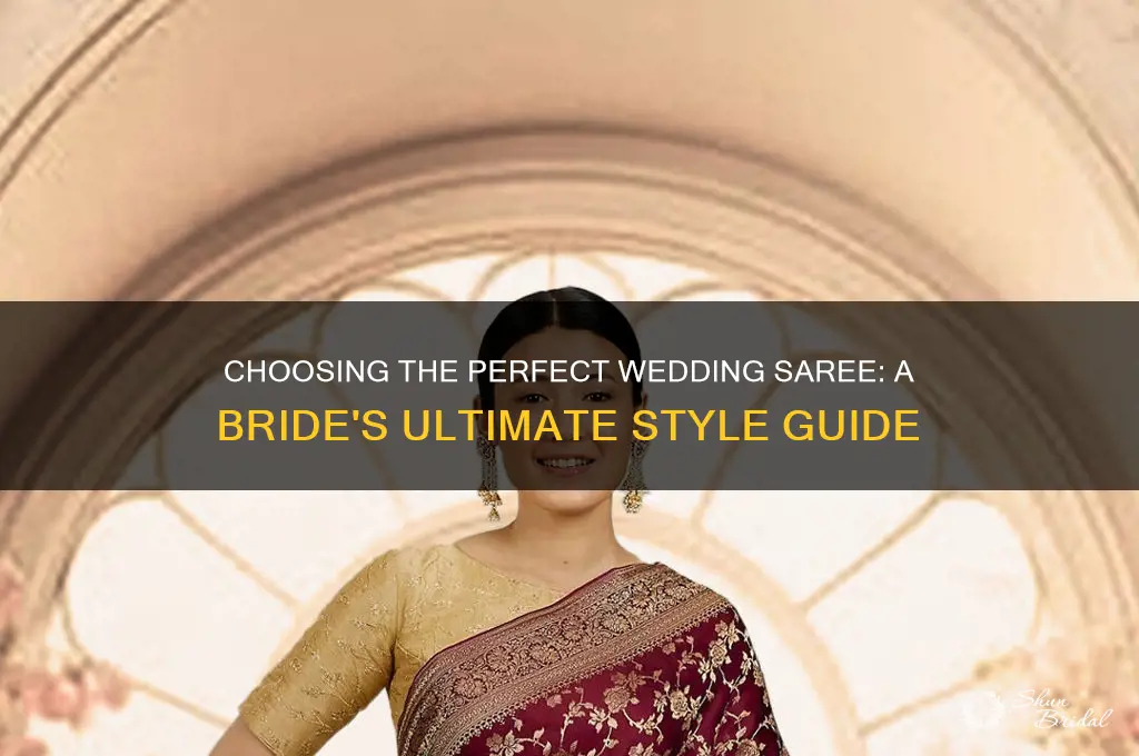 how to select saree for wedding