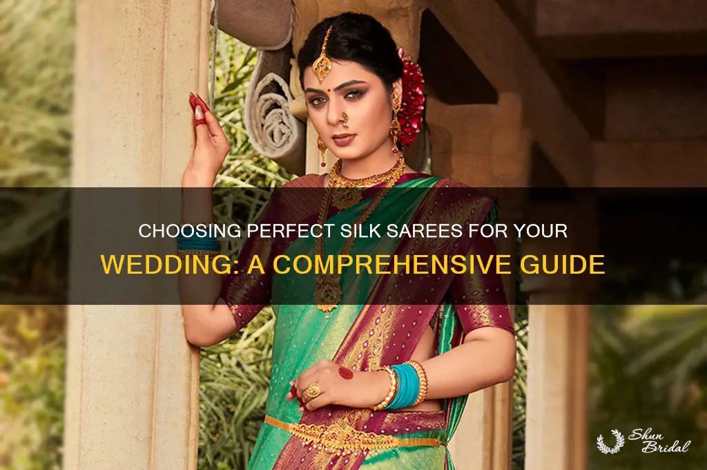 how to select silk sarees for wedding