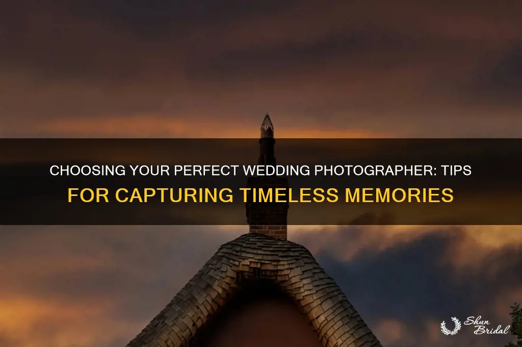 how to select wedding photog
