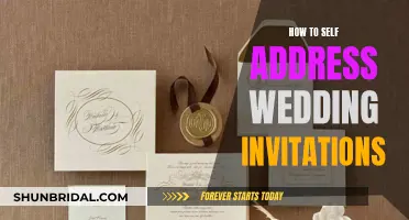 Addressing Wedding Invitations: A Guide for DIY Couples