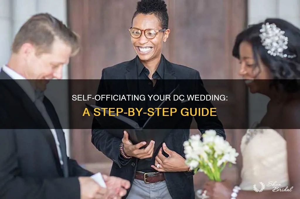how to self officiate a wedding in dc