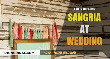 Self-Serve Sangria Station: A Wedding Guest's Delightful DIY Experience
