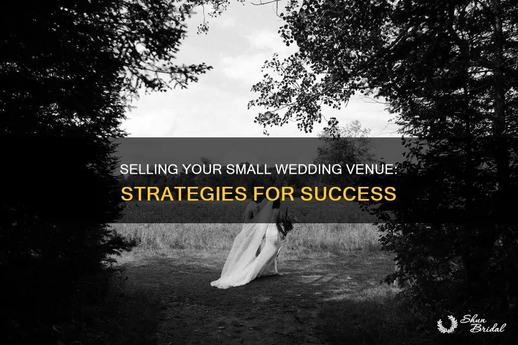 how to sell a small wedding venue