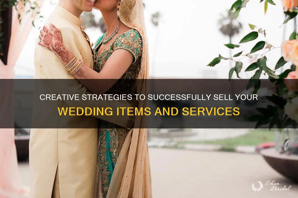 how to sell a wedding