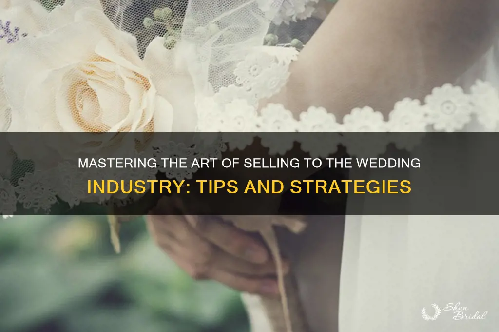how to sell items to wedding industry