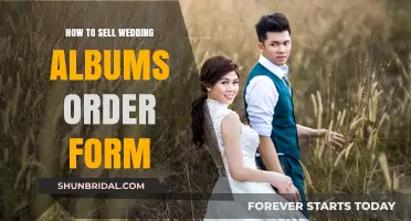 Mastering Wedding Album Sales: Crafting Effective Order Forms for Clients