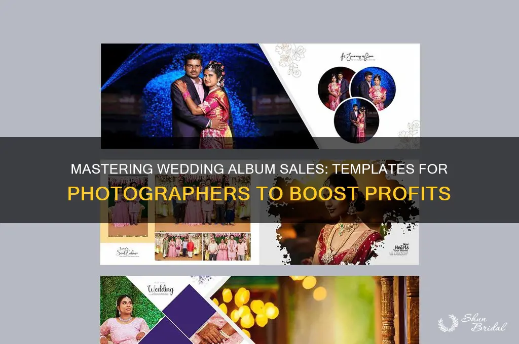 how to sell wedding albums template