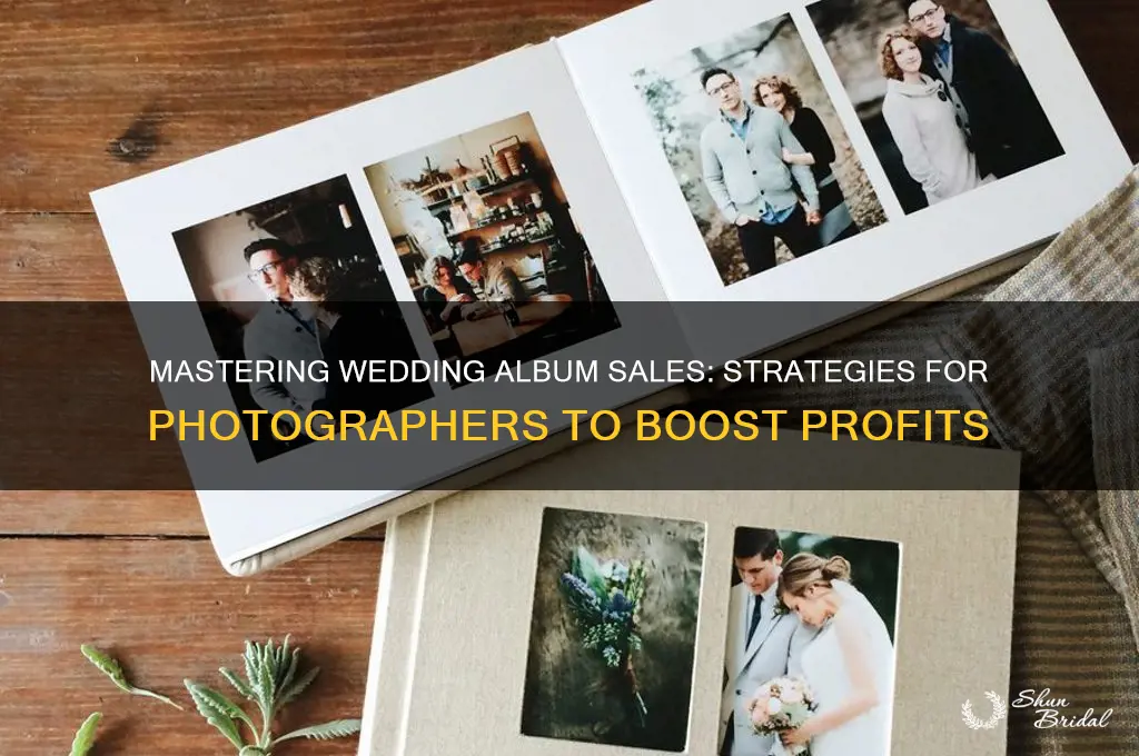 how to sell wedding albums