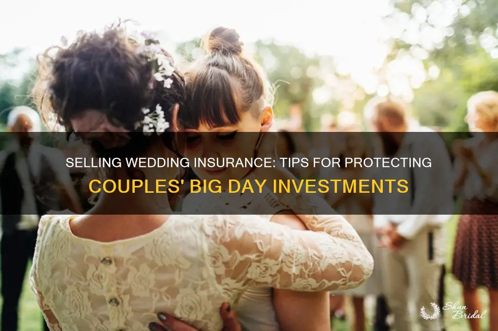 how to sell wedding insurance