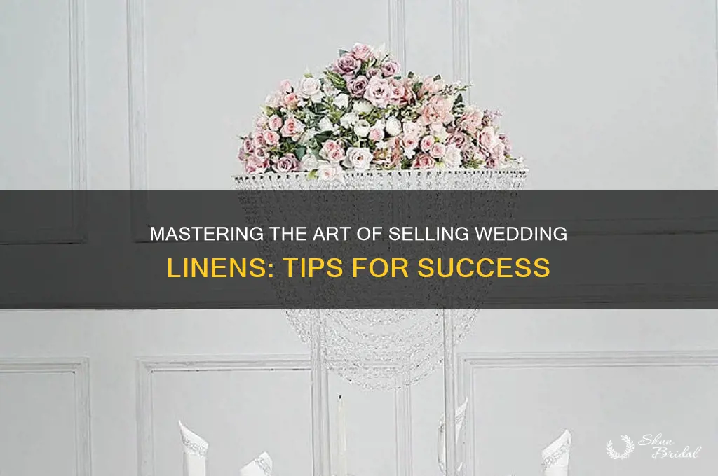 how to sell wedding linens