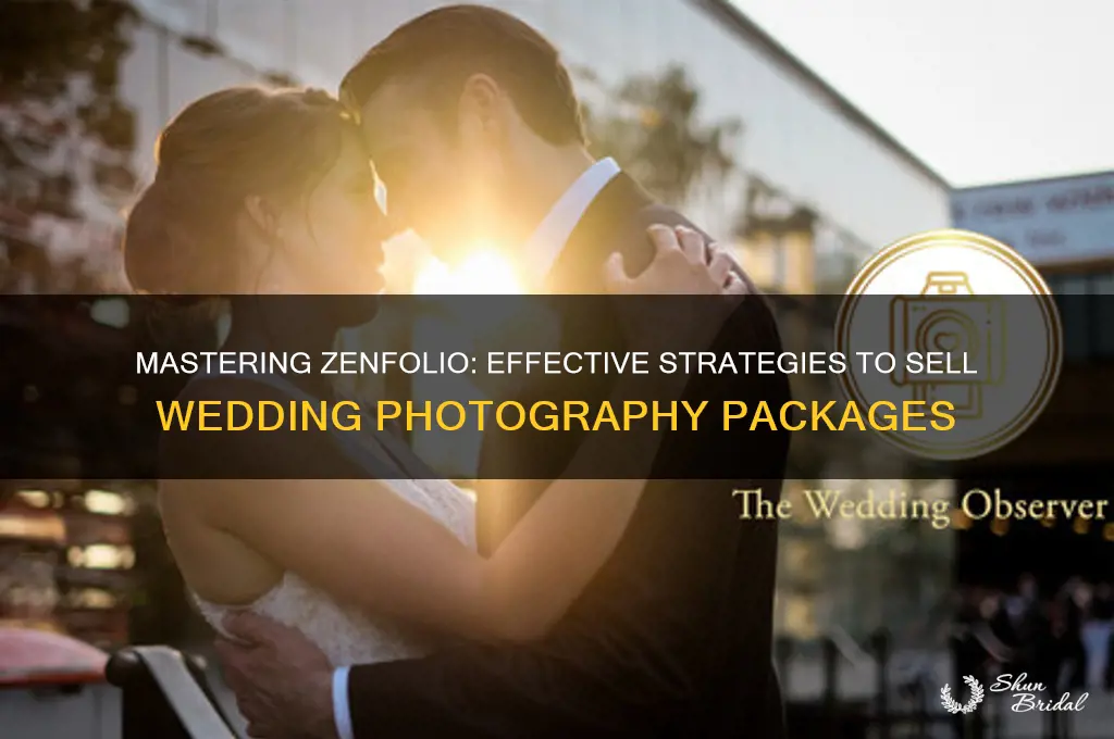 how to sell wedding packages zenfolio