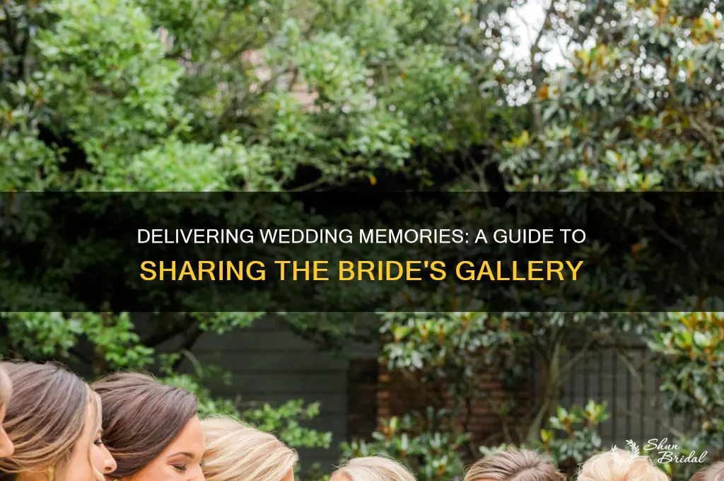 how to send a bride a complete wedding gallery