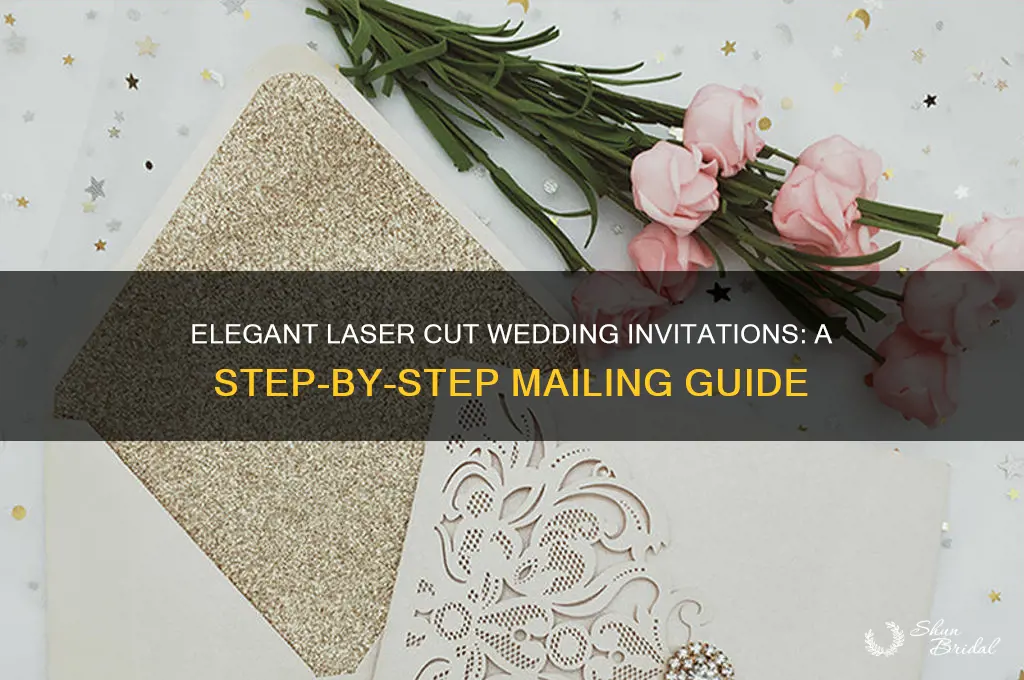 how to send a laser cut wedding initation