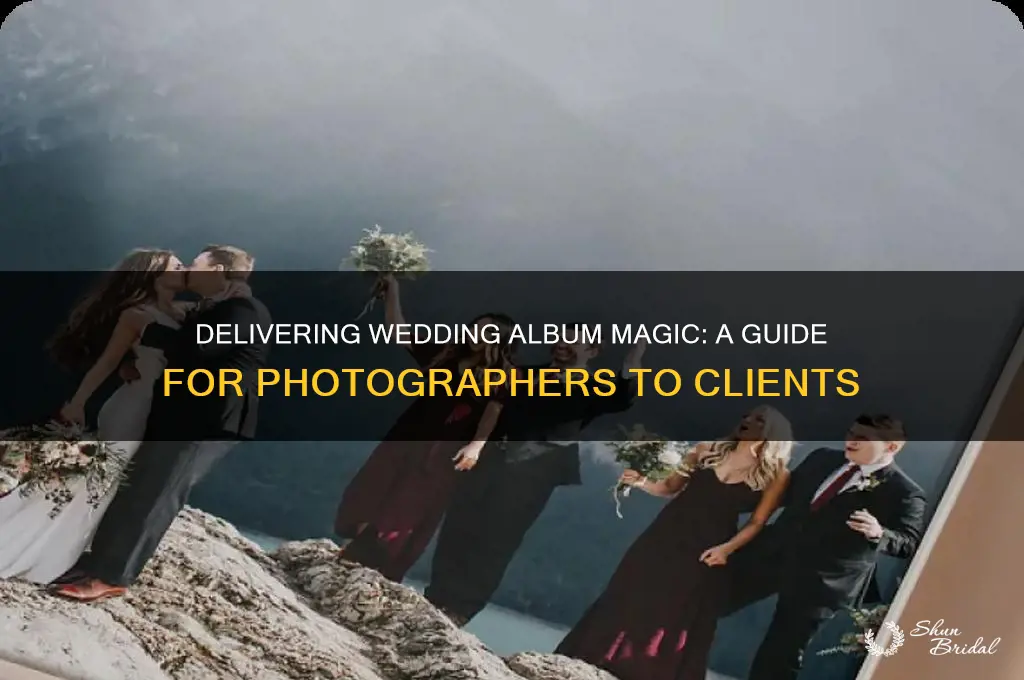 how to send a wedding album to your clients