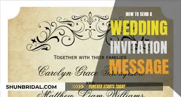 Crafting Wedding Invitation Messages: A Guide