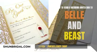 Belle and Beast: Crafting Their Wedding Invitation