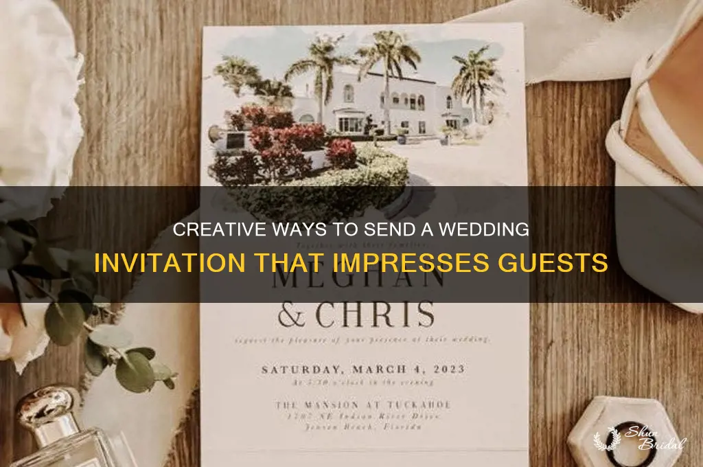 how to send a wedding