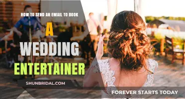 Booking Your Wedding Entertainer: A Step-by-Step Email Guide