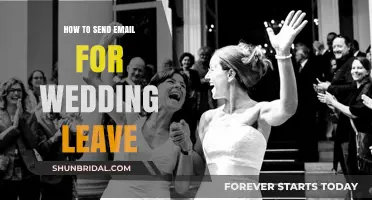 Crafting the Perfect Wedding Leave Email: Tips for a Professional Request