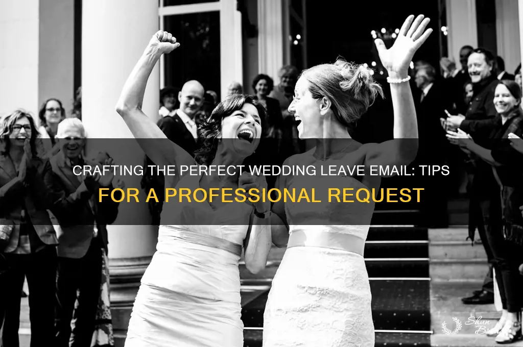 how to send email for wedding leave