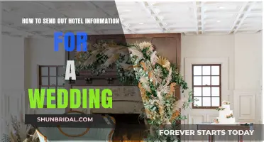 Effortless Wedding Planning: Sharing Hotel Details with Your Guests