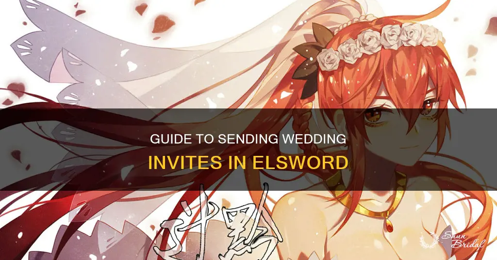 how to send out wedding invitations in elsword