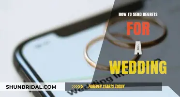 Gracefully Declining a Wedding Invitation: A Guide to Sending Regrets