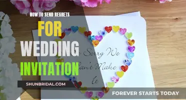 Declining Wedding Invites: Sending Regrets and Well Wishes