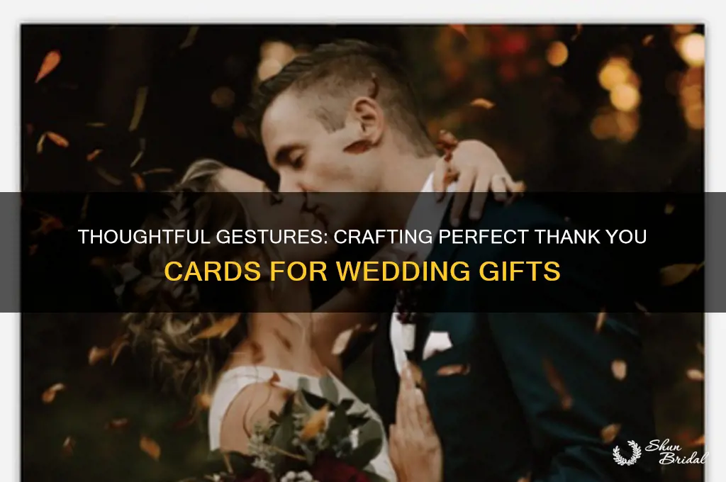 how to send thank you cards for wedding gifts