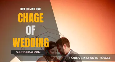 Announcing Wedding Time Change: Strategies for a Smooth Shift