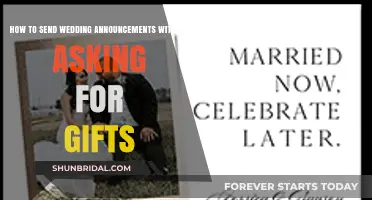 Thoughtful Wedding Announcements: Sharing Your Joy Without Gift Expectations