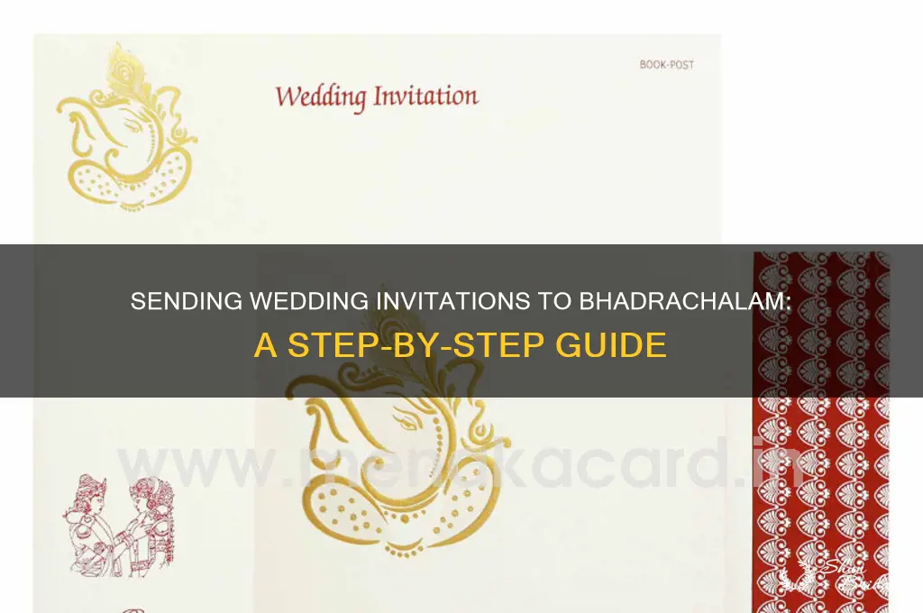 how to send wedding card to bhadrachalam