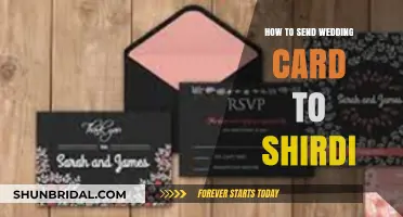 Sending Wedding Cards to Shirdi: A Step-by-Step Guide