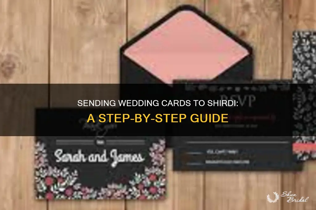 how to send wedding card to shirdi