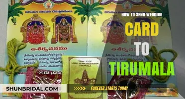 Sending Wedding Cards to Tirumala: A Step-by-Step Guide