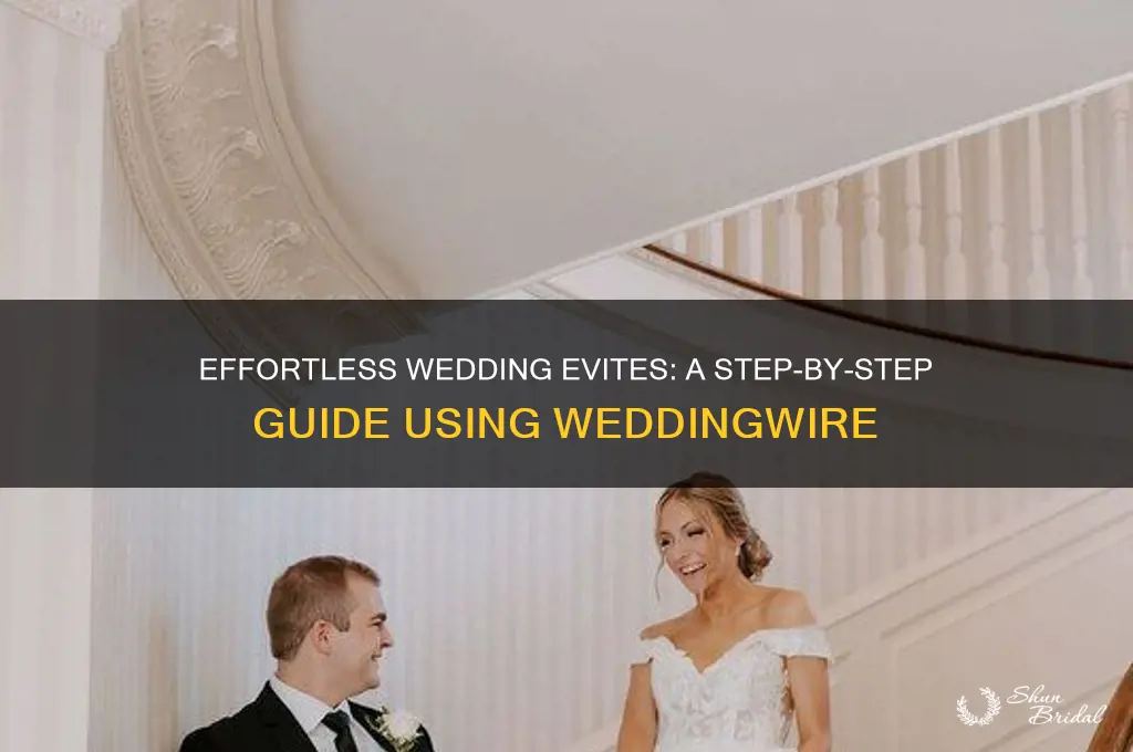 how to send wedding evites with weddingwire