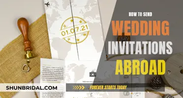 Sending Wedding Invites Overseas: A Step-by-Step Guide