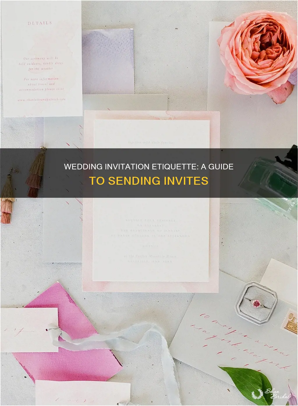 how to send wedding invitations etiquette