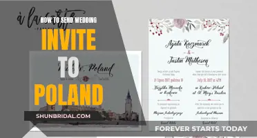 Sending Wedding Invites to Poland: A Step-by-Step Guide