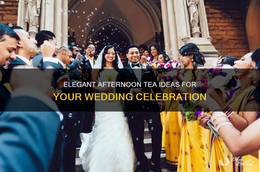 how to serve afternoon tea at a wedding