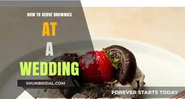 Elegant Brownie Serving Ideas for Your Wedding Dessert Table