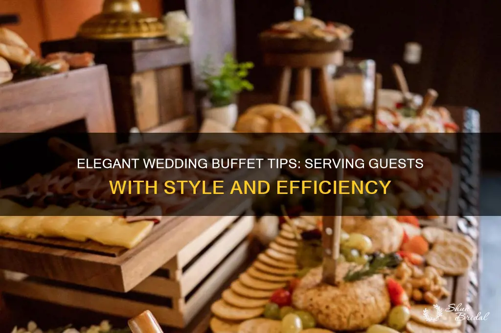 how to serve buffet at a wedding