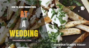 Elegant French Fry Ideas for Your Wedding Reception