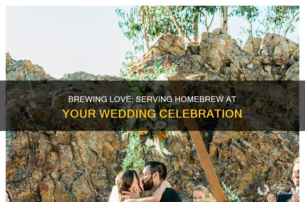 how to serve homebrew at a wedding